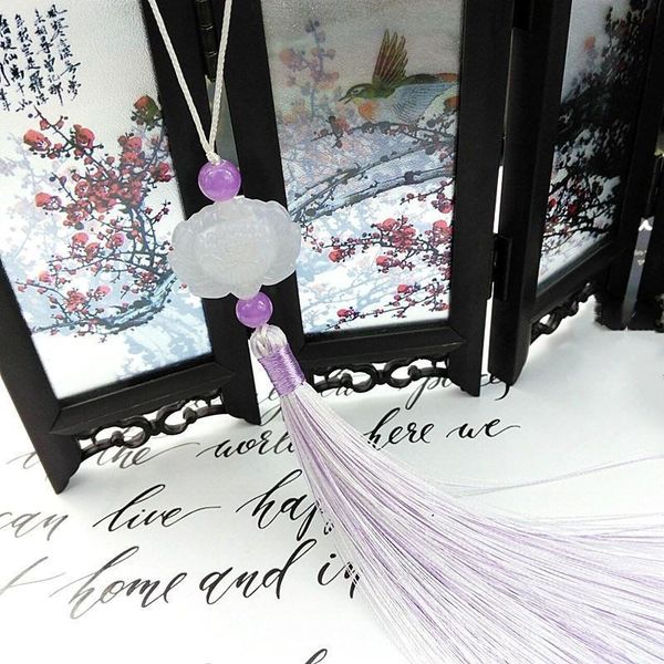 2pcs white jade decor tassels fring pendant diy jewelry garments crafts accessories key car bag hanging ring silk tassels trim h sqccdb
2pcs white jade decor tassels fring pendant diy jewelry garments crafts accessories key car bag hanging ring silk tassels trim h sqccdb