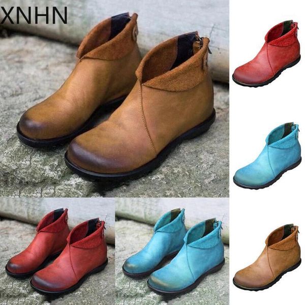 boots winter shoes women's ladies flat heel casual leather single short ankle1, Black
boots winter shoes women's ladies flat heel casual leather single short ankle1, Black