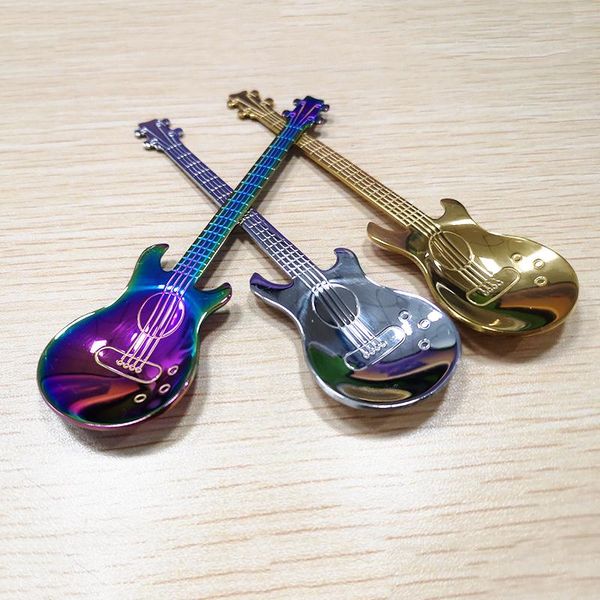 7pcs set stainless steel guitar teaspoon coffee spoon creative christmas gift fashion bar tableware for watermelon dessert h jllomz
7pcs set stainless steel guitar teaspoon coffee spoon creative christmas gift fashion bar tableware for watermelon dessert h jllomz