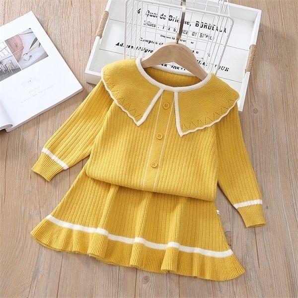 children 2020 autumn winter todder warm sweater+skirts outfits kids clothes suit for girls clothing sets y1106, White
children 2020 autumn winter todder warm sweater+skirts outfits kids clothes suit for girls clothing sets y1106, White