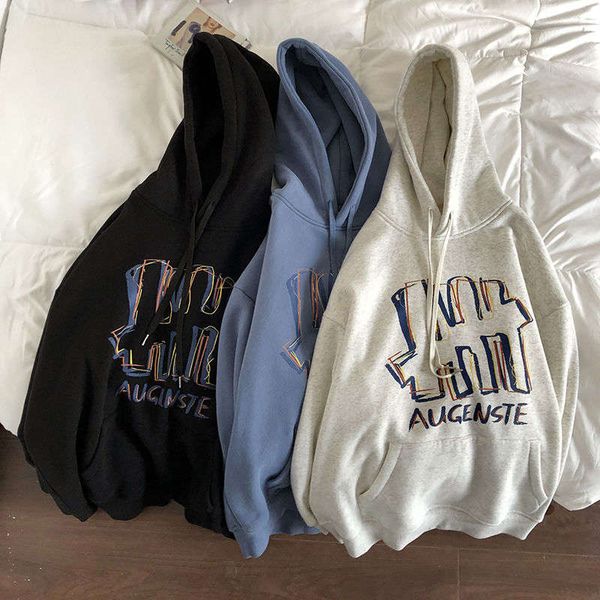 sweater women's autumn winter plush 2020 new fashion ins languid hoodie korean loose bf hong kong style top, Black
sweater women's autumn winter plush 2020 new fashion ins languid hoodie korean loose bf hong kong style top, Black
