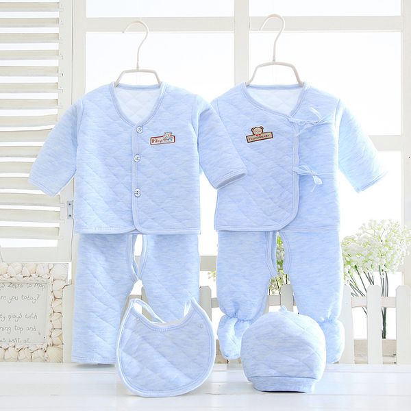 baby thermal underwear set color cotton newborn gift box six sets of breathable thick three-layer baby autumn and winter clothes, White
baby thermal underwear set color cotton newborn gift box six sets of breathable thick three-layer baby autumn and winter clothes, White