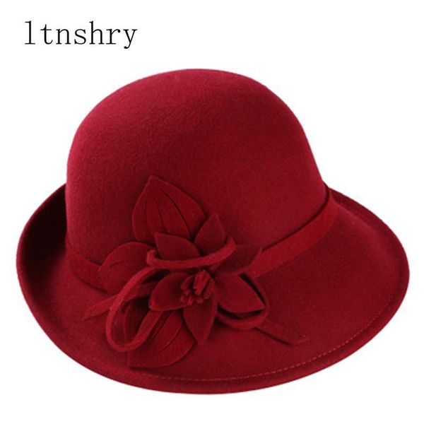 2019 new female bucket hat winter wool vintage floral womens fedoras felt hats fashion french bowler sombrero wool hat for women, Black;white
2019 new female bucket hat winter wool vintage floral womens fedoras felt hats fashion french bowler sombrero wool hat for women, Black;white