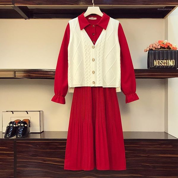 women's tracksuits plus size women's red party two piece suit 2021 autumn casual vest and long-sleeved shirt pleated dress set l-4, Gray
women's tracksuits plus size women's red party two piece suit 2021 autumn casual vest and long-sleeved shirt pleated dress set l-4, Gray