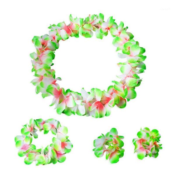 4x/ set hawaiian flower leis garland necklace fancy dress party hawaii beach new1
4x/ set hawaiian flower leis garland necklace fancy dress party hawaii beach new1