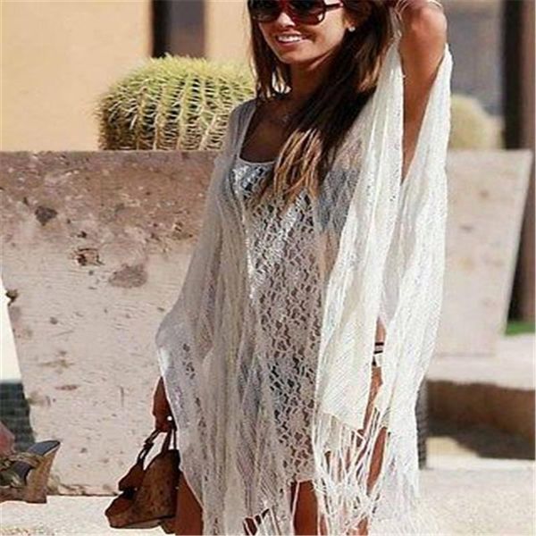 women's swimwear knitted women cover-ups 2021 arrival beach cover ups lace fringed bikini cover-up bathingsuit beachsuit up, White;black
women's swimwear knitted women cover-ups 2021 arrival beach cover ups lace fringed bikini cover-up bathingsuit beachsuit up, White;black
