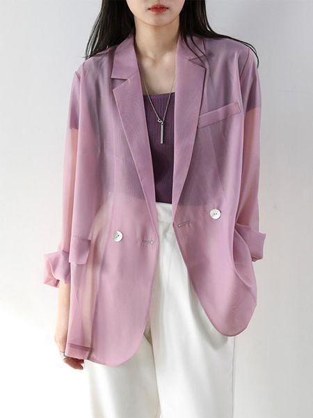 women's suits & blazers 2021 summer thin fashion business women work office ladies long sleeve casual blazer, White;black
women's suits & blazers 2021 summer thin fashion business women work office ladies long sleeve casual blazer, White;black