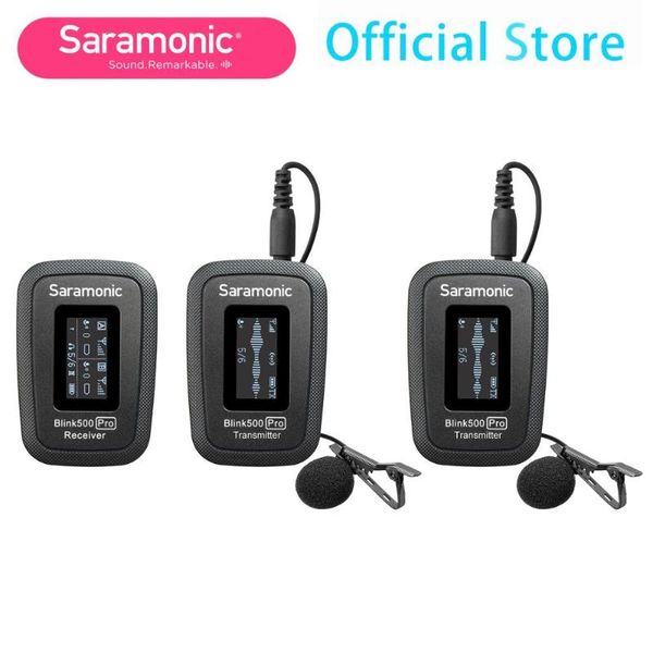 saramonic blink500 pro ultracompact 2.4 ghz dual-channel wireless microphone for dslr, mirrorless&video cameras, smartphones
saramonic blink500 pro ultracompact 2.4 ghz dual-channel wireless microphone for dslr, mirrorless&video cameras, smartphones