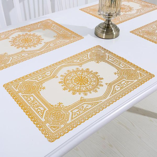 4pcs placemat gold plate pvc flower western meal baking mat insulated tablemat non slip table manteles individuales placemat h wmtncx
4pcs placemat gold plate pvc flower western meal baking mat insulated tablemat non slip table manteles individuales placemat h wmtncx