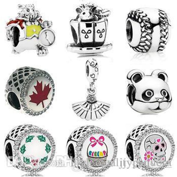 925 sterling silver baseball panda rabbit marquis bead day of the dead merry christmas easter basket charm, Black
925 sterling silver baseball panda rabbit marquis bead day of the dead merry christmas easter basket charm, Black