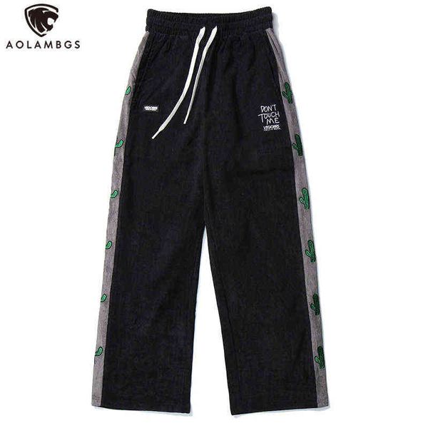 aolamegs sweatpants men side stripe plant embroidery joggers trousers pants elastic waist straight baggy cozy fashion streetwear 0124, Black
aolamegs sweatpants men side stripe plant embroidery joggers trousers pants elastic waist straight baggy cozy fashion streetwear 0124, Black