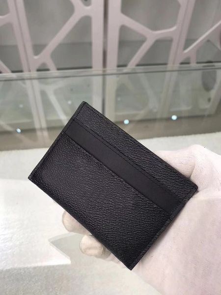 genuinel leather black letter mens card holder with box luxurys designers wallet womens wallet purse credit card holder 688