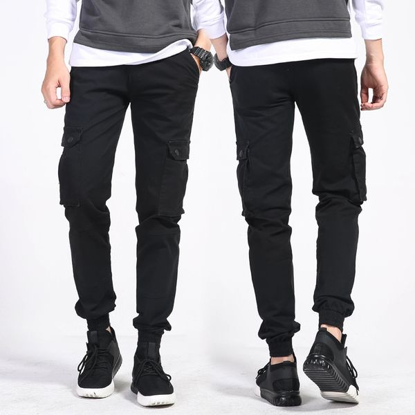 thin 2021 men's new cargo black elastic pants spring green army 6zw5 
thin 2021 men's new cargo black elastic pants spring green army 6zw5