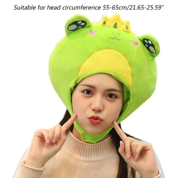 cartoon prince frog plush hat funny big eyes crown stuffed headgear p props lx9e, Blue;gray
cartoon prince frog plush hat funny big eyes crown stuffed headgear p props lx9e, Blue;gray