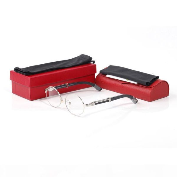 selling fashion sports black buffalo horn glasses men round circle lenses wood frame eyeglasses women full frame sunglasses with boxes, Silver
selling fashion sports black buffalo horn glasses men round circle lenses wood frame eyeglasses women full frame sunglasses with boxes, Silver