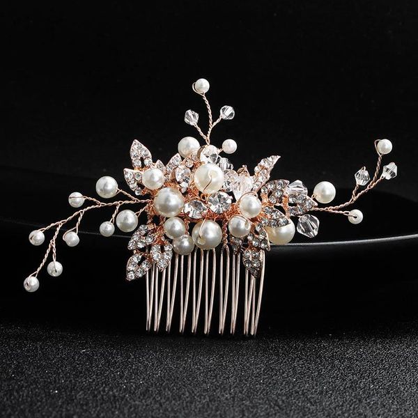 slbridal rose gold wired rhinestones crystals pearls floral wedding hair comb bridal headpiece hair accessories bridesmaids, Golden;silver
slbridal rose gold wired rhinestones crystals pearls floral wedding hair comb bridal headpiece hair accessories bridesmaids, Golden;silver