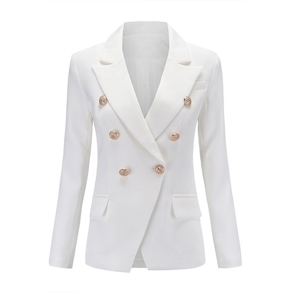 european runway classic designer shawl collar double breasted buttons black & white blazers office lady blazer plus size xxxl 201114, White;black
european runway classic designer shawl collar double breasted buttons black & white blazers office lady blazer plus size xxxl 201114, White;black