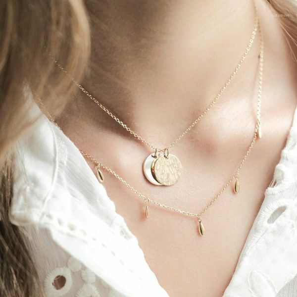 bohemian fashion gold color multi layer geometric round water drop pendant necklace for womenjewelry accessories1, Silver
bohemian fashion gold color multi layer geometric round water drop pendant necklace for womenjewelry accessories1, Silver