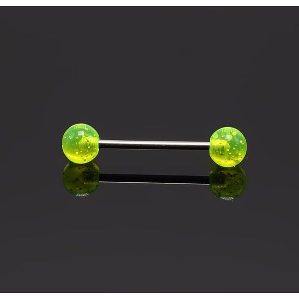 2pcs crylic glitter tongue piercing bars nipple piercing barbell helix tongue ring stainless steel woman's pin body jewelry f sqcnwx, Silver
2pcs crylic glitter tongue piercing bars nipple piercing barbell helix tongue ring stainless steel woman's pin body jewelry f sqcnwx, Silver
