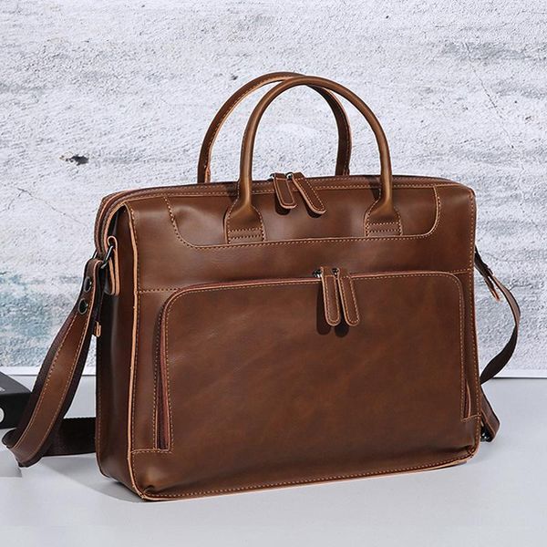 crazy horse men's briefcase handbag pu leather messenger travel bag business men bags tote man casual crossbody briefcases1
crazy horse men's briefcase handbag pu leather messenger travel bag business men bags tote man casual crossbody briefcases1