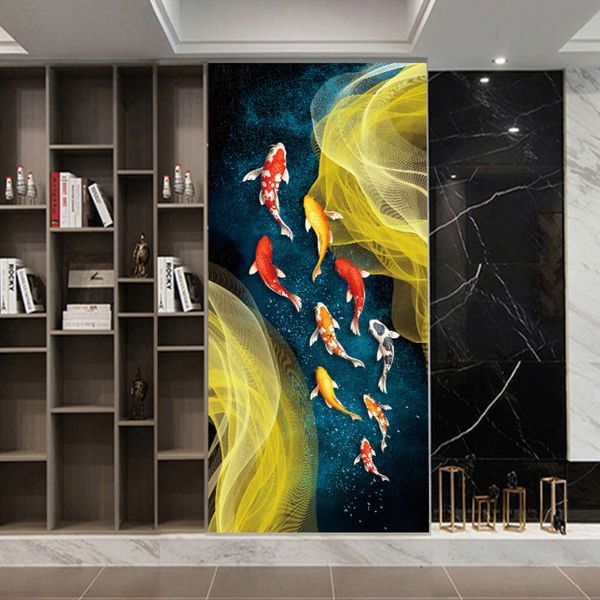 chine style lucky color koi paste bedroom bathroom door self adhive removable pvc home decoration
chine style lucky color koi paste bedroom bathroom door self adhive removable pvc home decoration