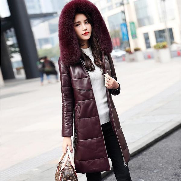 jacket genuine long leather sheepskin fur collar korean jackets winter coat women chaqueta mujer k229d0062 yy2991, Black
jacket genuine long leather sheepskin fur collar korean jackets winter coat women chaqueta mujer k229d0062 yy2991, Black