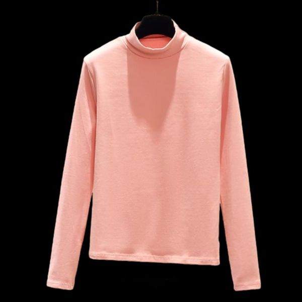 women's t-shirt winter solid color cashmere sweaters high neck knitted inner sweater women short bottoming net red all-match, White
women's t-shirt winter solid color cashmere sweaters high neck knitted inner sweater women short bottoming net red all-match, White