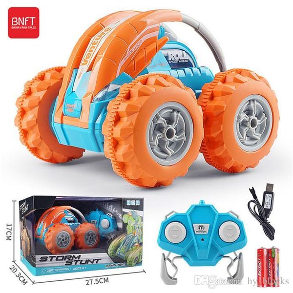 new remote controlled off road stunt dump truck rollover with lights charging children kids boy electric toys