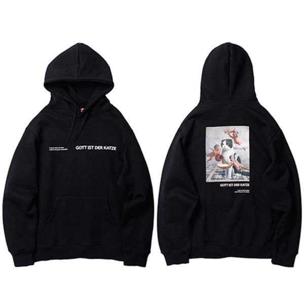 men hip hop hoodie sweatshirt angel cat print 2020 harajuku streetwear funny hoodies pullover cotton autumn hooded sweat c0127, Black
men hip hop hoodie sweatshirt angel cat print 2020 harajuku streetwear funny hoodies pullover cotton autumn hooded sweat c0127, Black