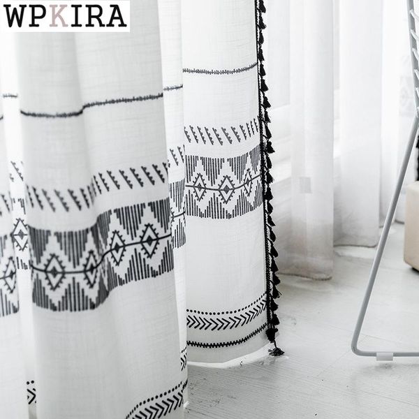 bohemian geometric black white curtain cotton linen printed for living room drape bay window bedroom fabric blind s313#40
bohemian geometric black white curtain cotton linen printed for living room drape bay window bedroom fabric blind s313#40