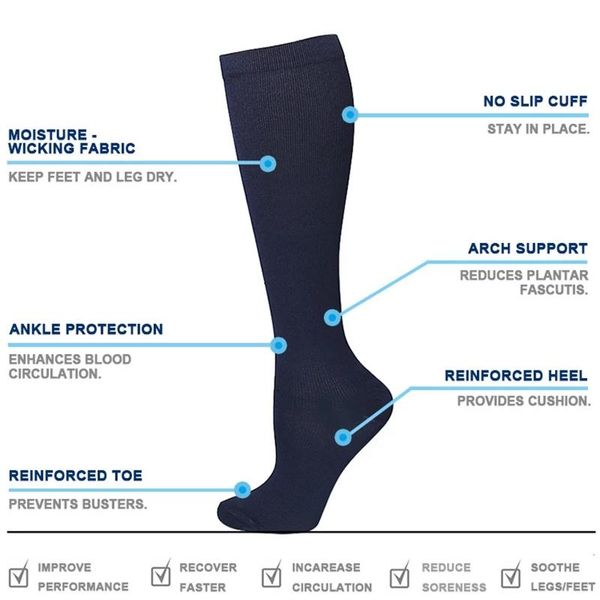 sports socks 10pairs compression specializes outdoor cycling comfortable breathable varicose veins, Black
sports socks 10pairs compression specializes outdoor cycling comfortable breathable varicose veins, Black