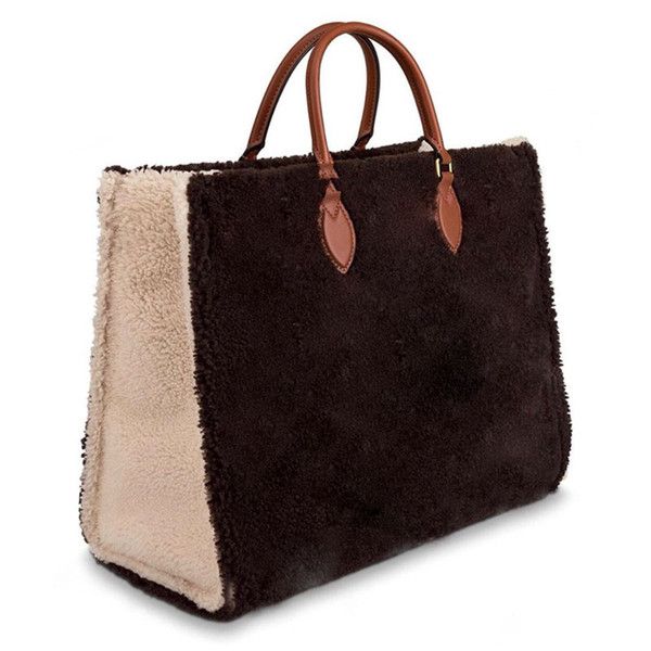 2020 onthego teddy handbag m55420 designer soft cashmere women's bags large duplex printing designer tote two colors, Black;red
2020 onthego teddy handbag m55420 designer soft cashmere women's bags large duplex printing designer tote two colors, Black;red