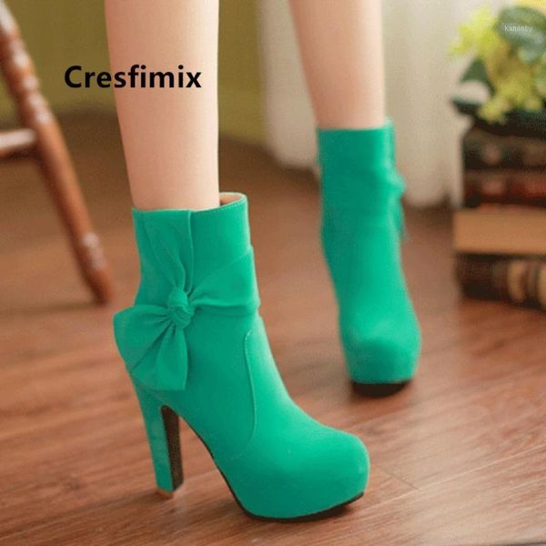 boots cresfimix ladies fashion bow tie side zipper heel women cool autumn winter damskie buty b60441, Black
boots cresfimix ladies fashion bow tie side zipper heel women cool autumn winter damskie buty b60441, Black