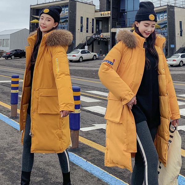 back down cotton girls long fund 2019 winter student cotton-padded jacket overknee thickening cotton-padded clothes loose coat1, Black
back down cotton girls long fund 2019 winter student cotton-padded jacket overknee thickening cotton-padded clothes loose coat1, Black