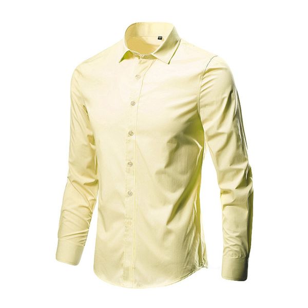 men's fashion business casual lapel solid color long sleeve shirt men's casual c1211, White;black
men's fashion business casual lapel solid color long sleeve shirt men's casual c1211, White;black