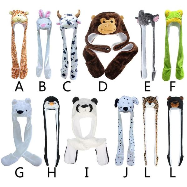 klv 3 in 1 multifunctional plush hat scarf mitten combo cute animal character stuffed hooded beanie earflap cap neck warmer, Blue;gray
klv 3 in 1 multifunctional plush hat scarf mitten combo cute animal character stuffed hooded beanie earflap cap neck warmer, Blue;gray