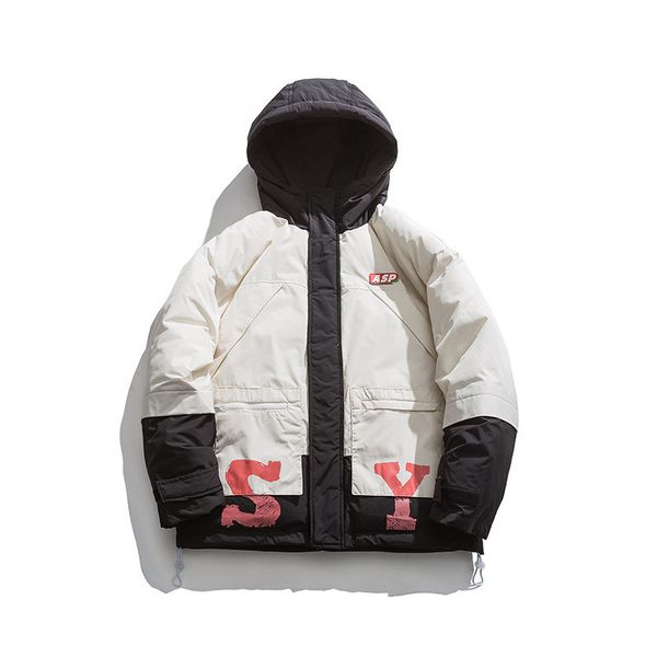 winter 2020 jacket cotton padded jacket warm coat outdoor online color stitching zipper pocket casual men's cotton padded clothes, Black
winter 2020 jacket cotton padded jacket warm coat outdoor online color stitching zipper pocket casual men's cotton padded clothes, Black