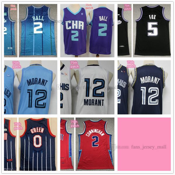 2022 new 75th city basketball 2 cade 5 de'aaron cunningham fox jalen 0 green 12 ja lamelo morant ball caruso red black white jersey for, Black;red
2022 new 75th city basketball 2 cade 5 de'aaron cunningham fox jalen 0 green 12 ja lamelo morant ball caruso red black white jersey for, Black;red