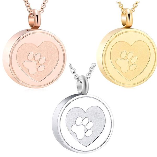 pendant necklaces engrave pet print heart stainless steel cremation urn locket necklace hold dog/cat ashes casket keepsake jewelry, Silver
pendant necklaces engrave pet print heart stainless steel cremation urn locket necklace hold dog/cat ashes casket keepsake jewelry, Silver