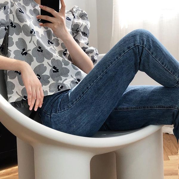 high-waisted, ladies jeans summer 2020 new thin nine dad pants female turnip pants1, Blue
high-waisted, ladies jeans summer 2020 new thin nine dad pants female turnip pants1, Blue