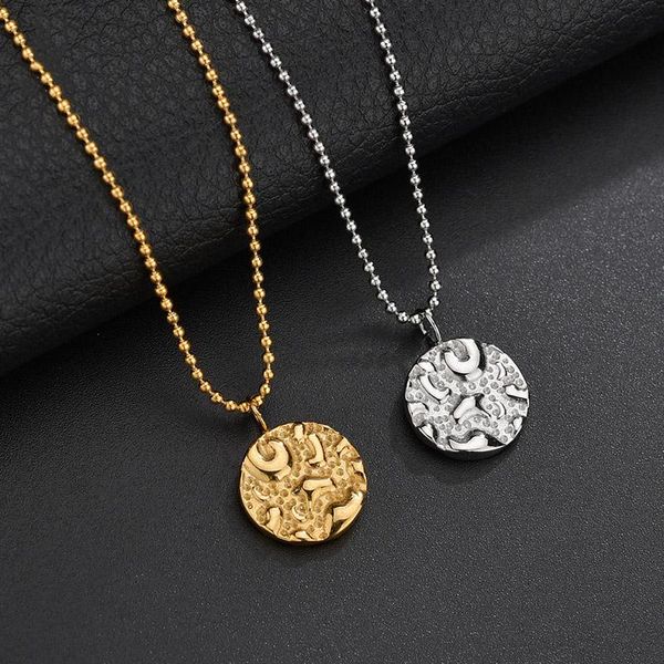 pendant necklaces round coin gold silver color hollow convex pendants for women friends bff jewelry stainless steel bridesmaid gift
pendant necklaces round coin gold silver color hollow convex pendants for women friends bff jewelry stainless steel bridesmaid gift