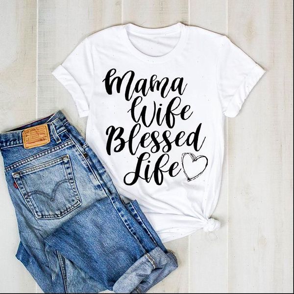 women print lady mom blessed life mama bear mother ladies clothes graphic t tee female tshirt womens shirt clothing t shirt, White
women print lady mom blessed life mama bear mother ladies clothes graphic t tee female tshirt womens shirt clothing t shirt, White