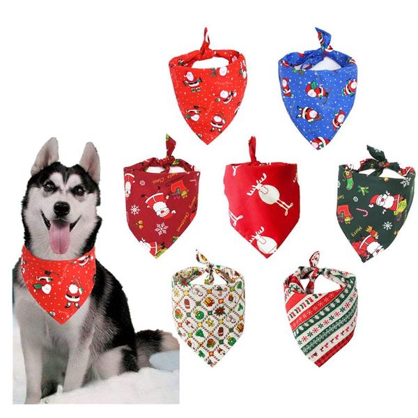 pet neckerchief cat dog accessories christmas scarf printing bandana bibs scarf collar pet saliva breathable towel
pet neckerchief cat dog accessories christmas scarf printing bandana bibs scarf collar pet saliva breathable towel