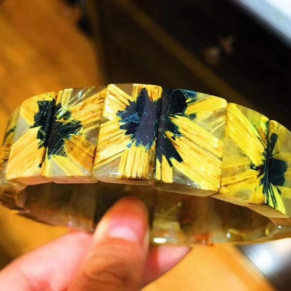gold rutilated natural titanium quartzo flower bracelet 18.6x12.6x6mm brazil crystal clear rectangle rich accounts aaaaaaaaaaaa z9rh, Black
gold rutilated natural titanium quartzo flower bracelet 18.6x12.6x6mm brazil crystal clear rectangle rich accounts aaaaaaaaaaaa z9rh, Black