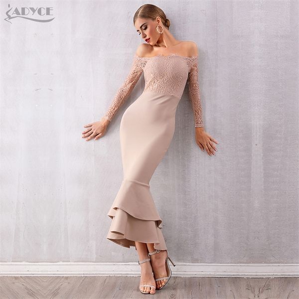 adyce summer women off shoulder lace bandage celebrity party vestidos long sleeve slash neck bodycon club dress y200805, Black;pink
adyce summer women off shoulder lace bandage celebrity party vestidos long sleeve slash neck bodycon club dress y200805, Black;pink