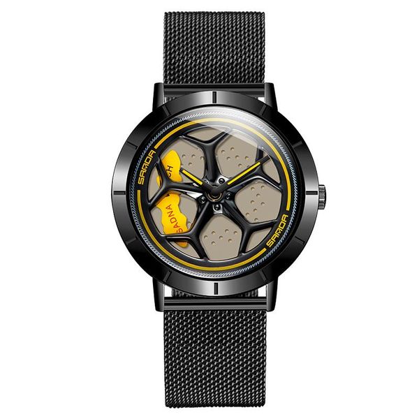 мужчины rim hub watch мода водонепроницаемый спортивный кварцевый наручные часы из нержавеющей стали автомобиль колес вращающийся набор чело, Silver
мужчины rim hub watch мода водонепроницаемый спортивный кварцевый наручные часы из нержавеющей стали автомобиль колес вращающийся набор чело, Silver