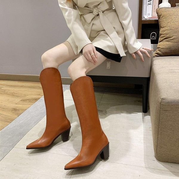 pointed toe knee high boots heels women cowboy knight boots winter shoes women black brown long with high heels 20201
pointed toe knee high boots heels women cowboy knight boots winter shoes women black brown long with high heels 20201
