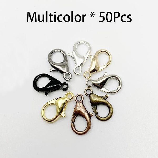 50pcs/lot gold alloy lobster clasp hooks for diy jewelry making findings necklace bracelet chain accessory bbylja, Silver
50pcs/lot gold alloy lobster clasp hooks for diy jewelry making findings necklace bracelet chain accessory bbylja, Silver