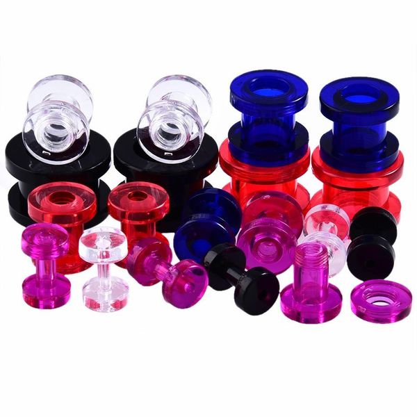 2pcs acrylic ear plugs and tunnels ear gauges clear screw ear expanders stretchers plugs and tunnels body piercing jewelry q sqclwp, Silver
2pcs acrylic ear plugs and tunnels ear gauges clear screw ear expanders stretchers plugs and tunnels body piercing jewelry q sqclwp, Silver