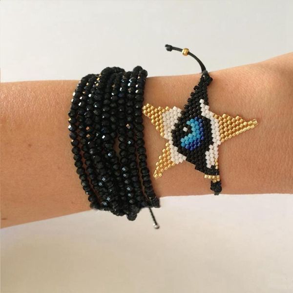 charm bracelets go2boho evil eye bracelet fashion women jewelry miyuki bead pulsera gift friendship jewellery multilayer crystal beads, Golden;silver
charm bracelets go2boho evil eye bracelet fashion women jewelry miyuki bead pulsera gift friendship jewellery multilayer crystal beads, Golden;silver